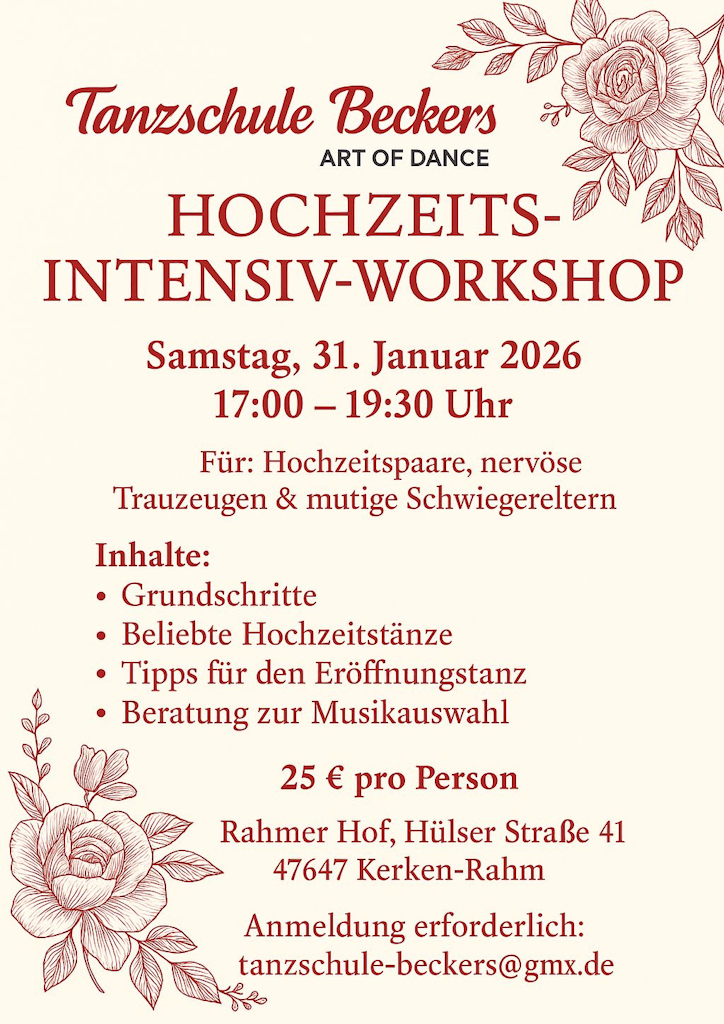 Hochzeits-Intensiv-Workshop